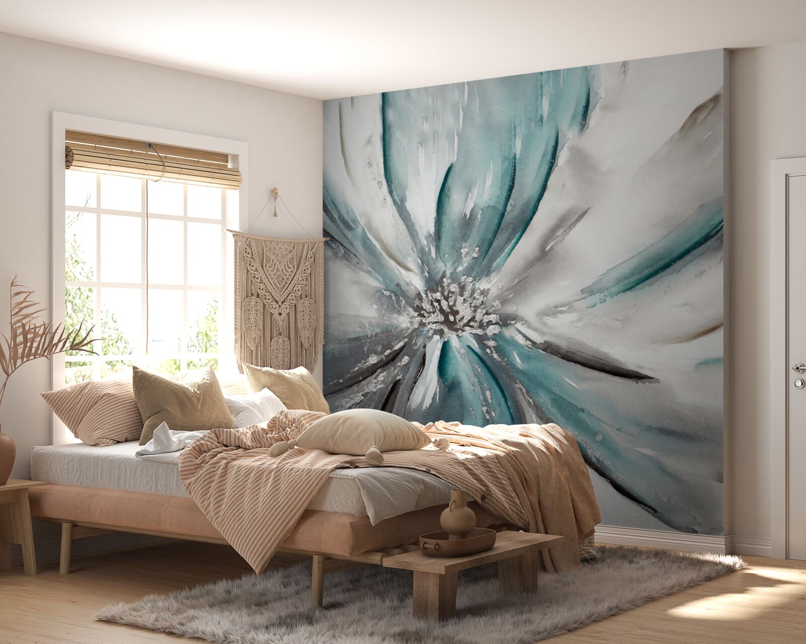 Fototapeta niezwykły abstrakcyjny kwiat