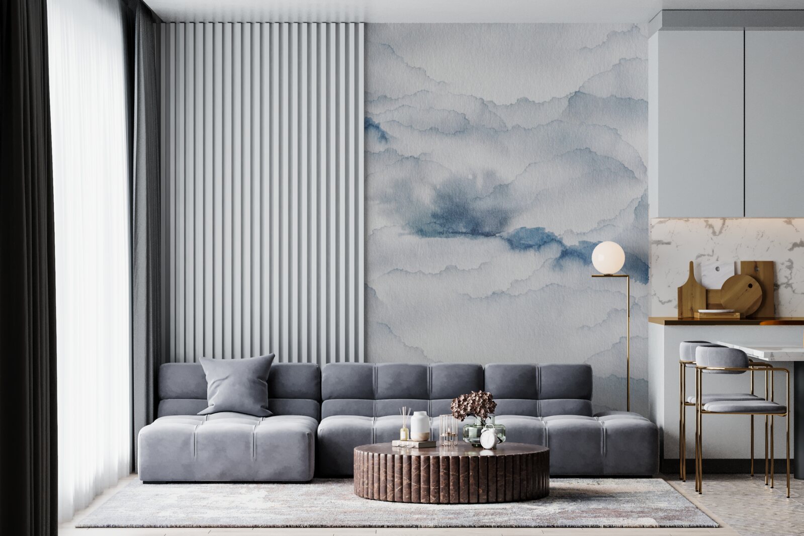 Fototapeta pochmurno z deszczem