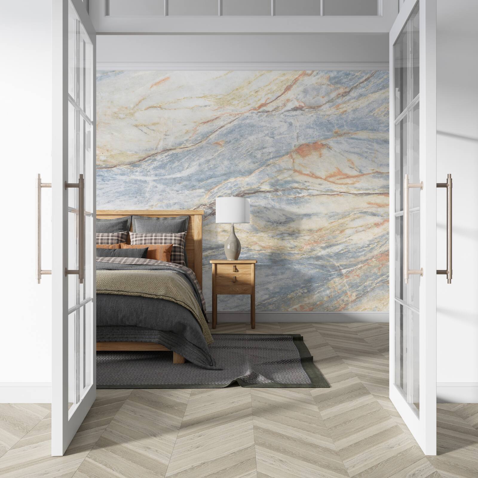 Fototapeta marmur w kolorze szarawym