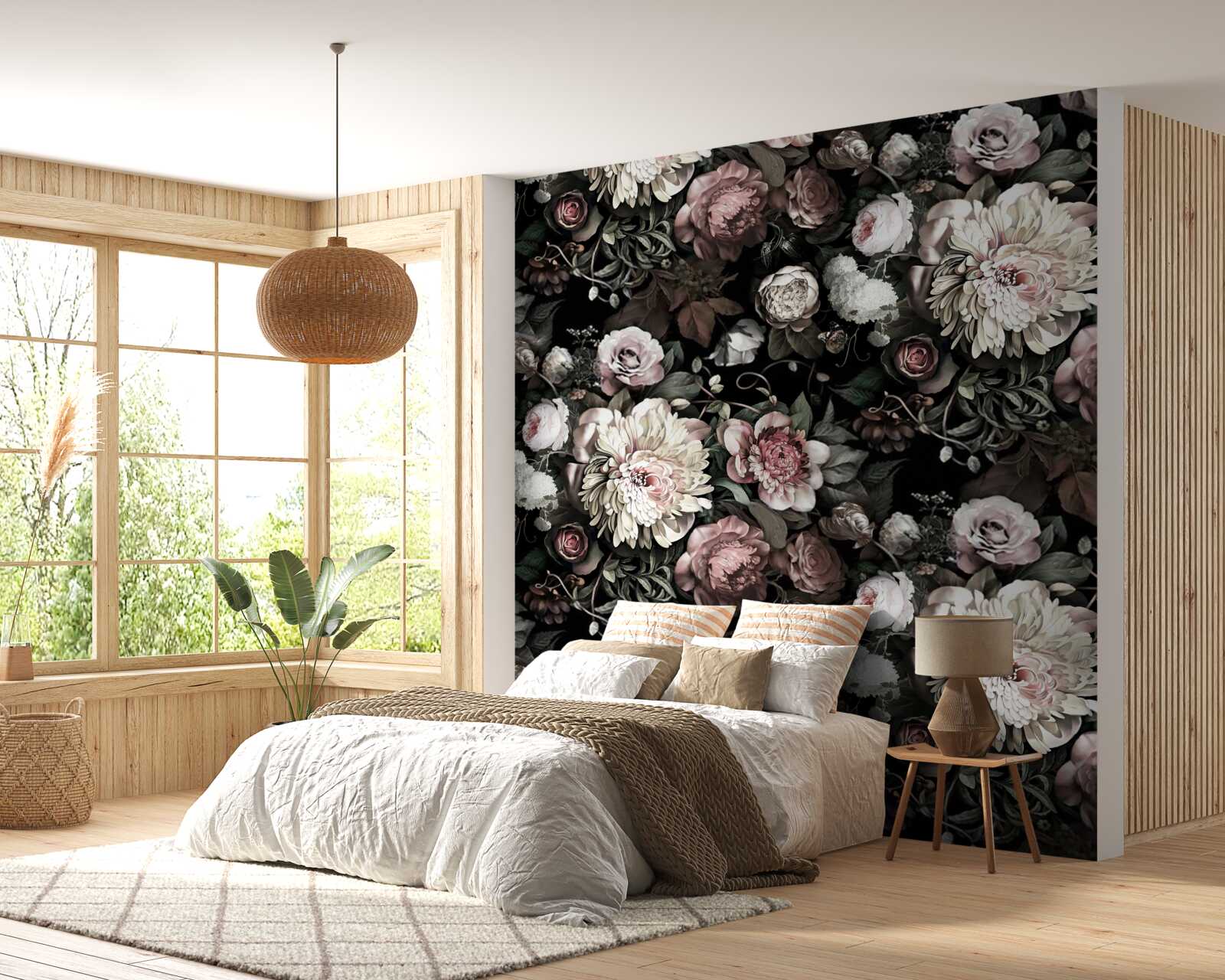 Fototapeta kompozycja jasnych odcieni kwiatowych