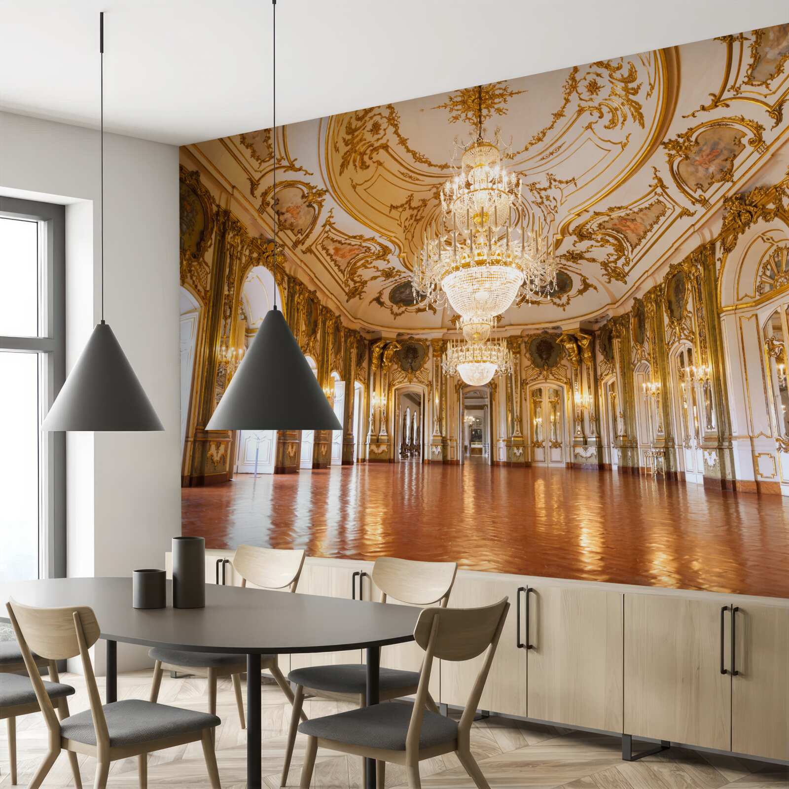 Fototapeta projekt pałacu queluz