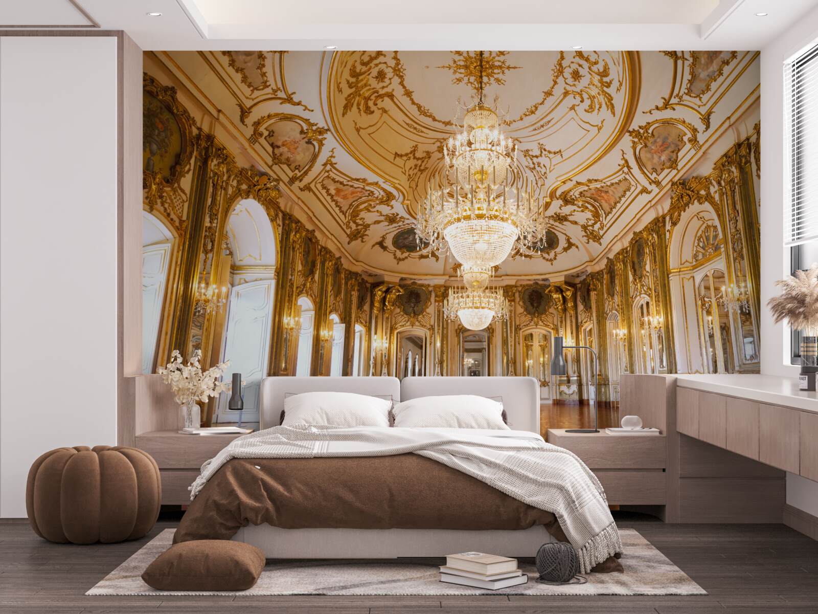 Fototapeta projekt pałacu queluz