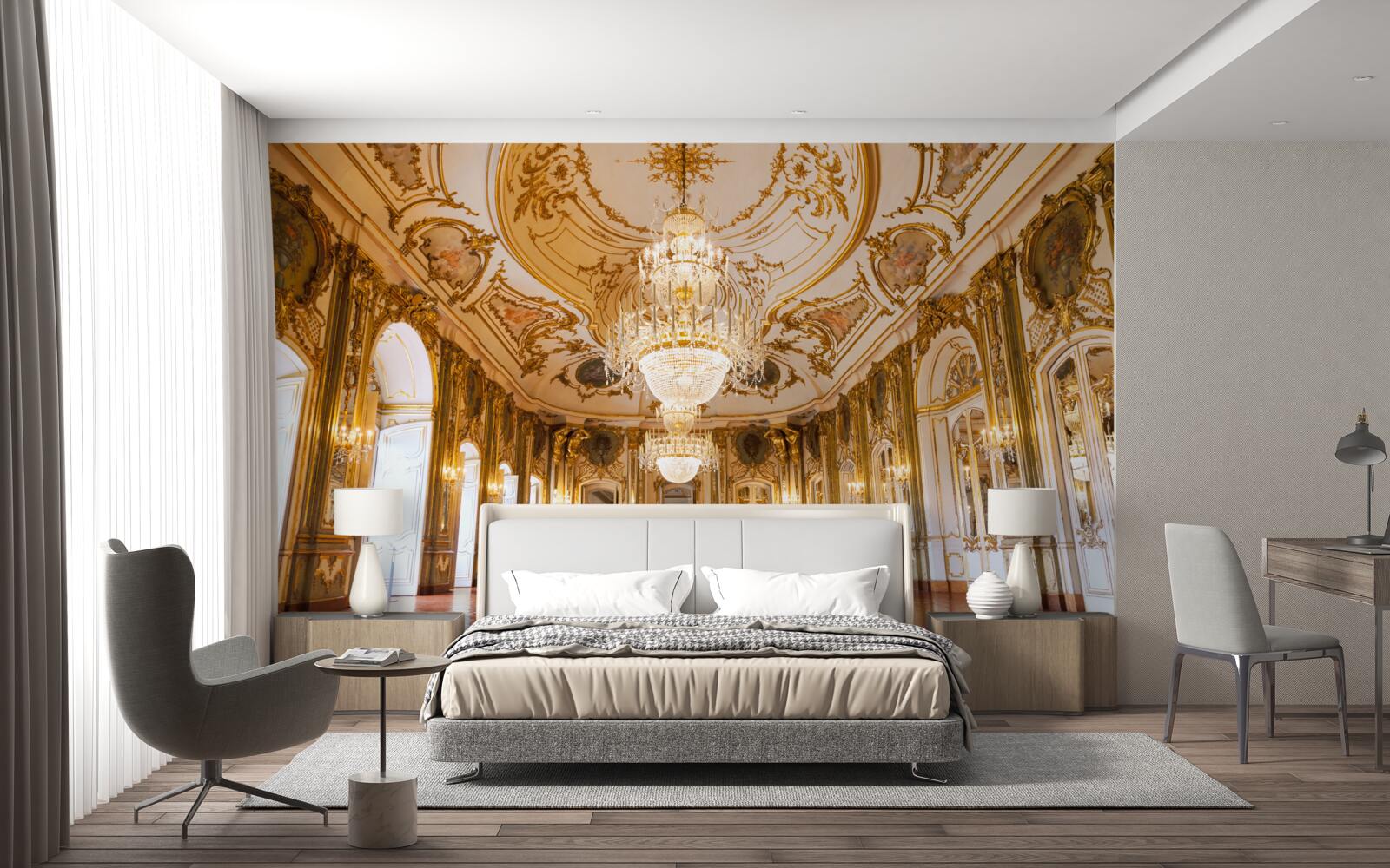 Fototapeta projekt pałacu queluz