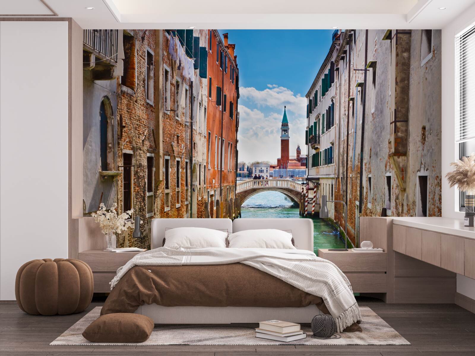 Fototapeta widok na zamek wenecki z kanału