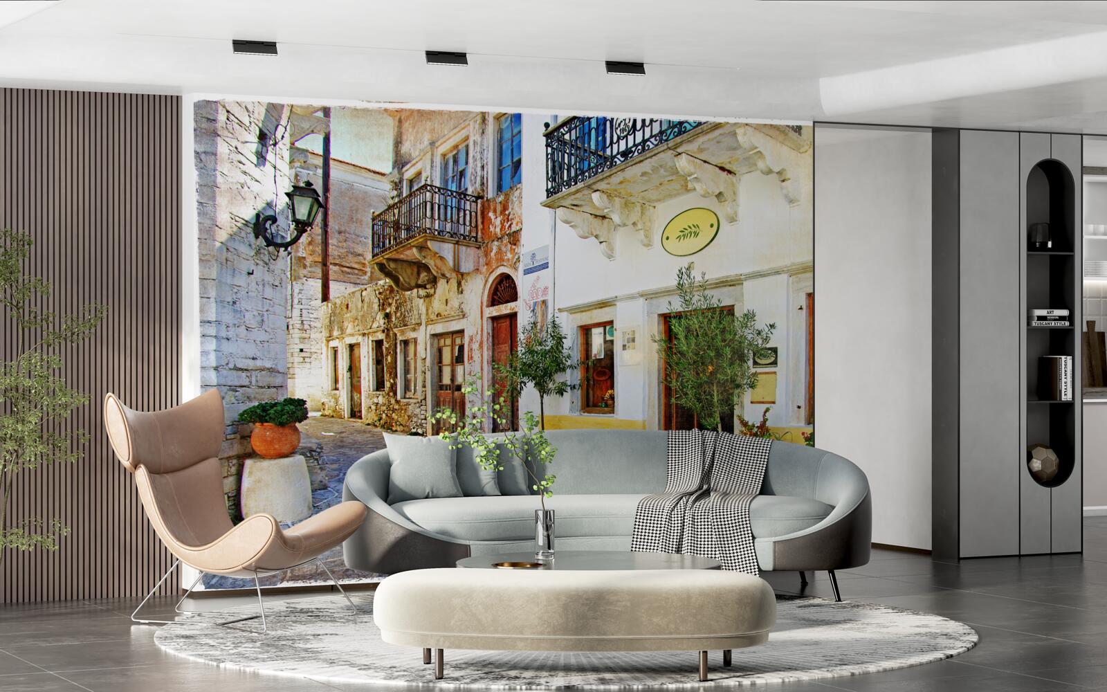 Fototapeta kupuj na starożytnej ulicy handlowej