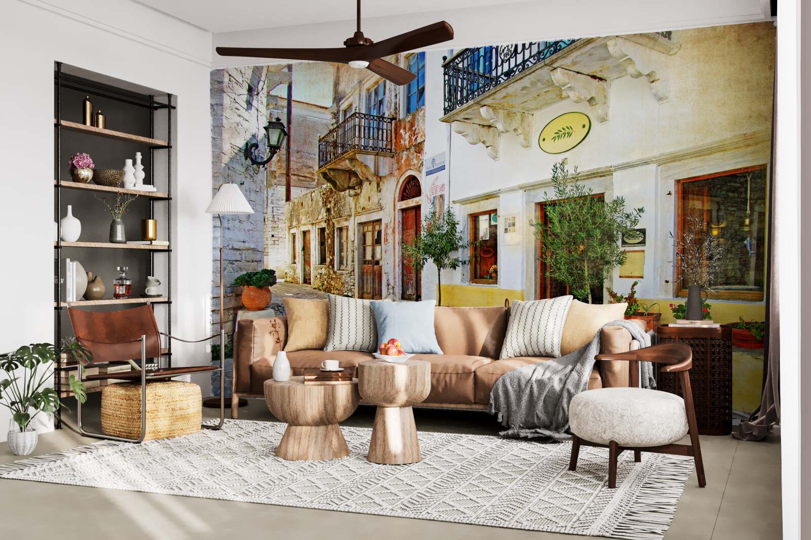 Fototapeta kupuj na starożytnej ulicy handlowej