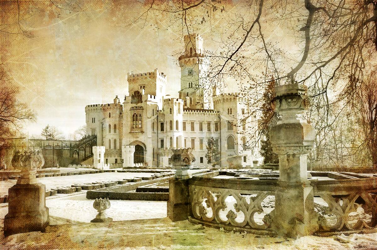 Fototapeta pamiętając o zamku