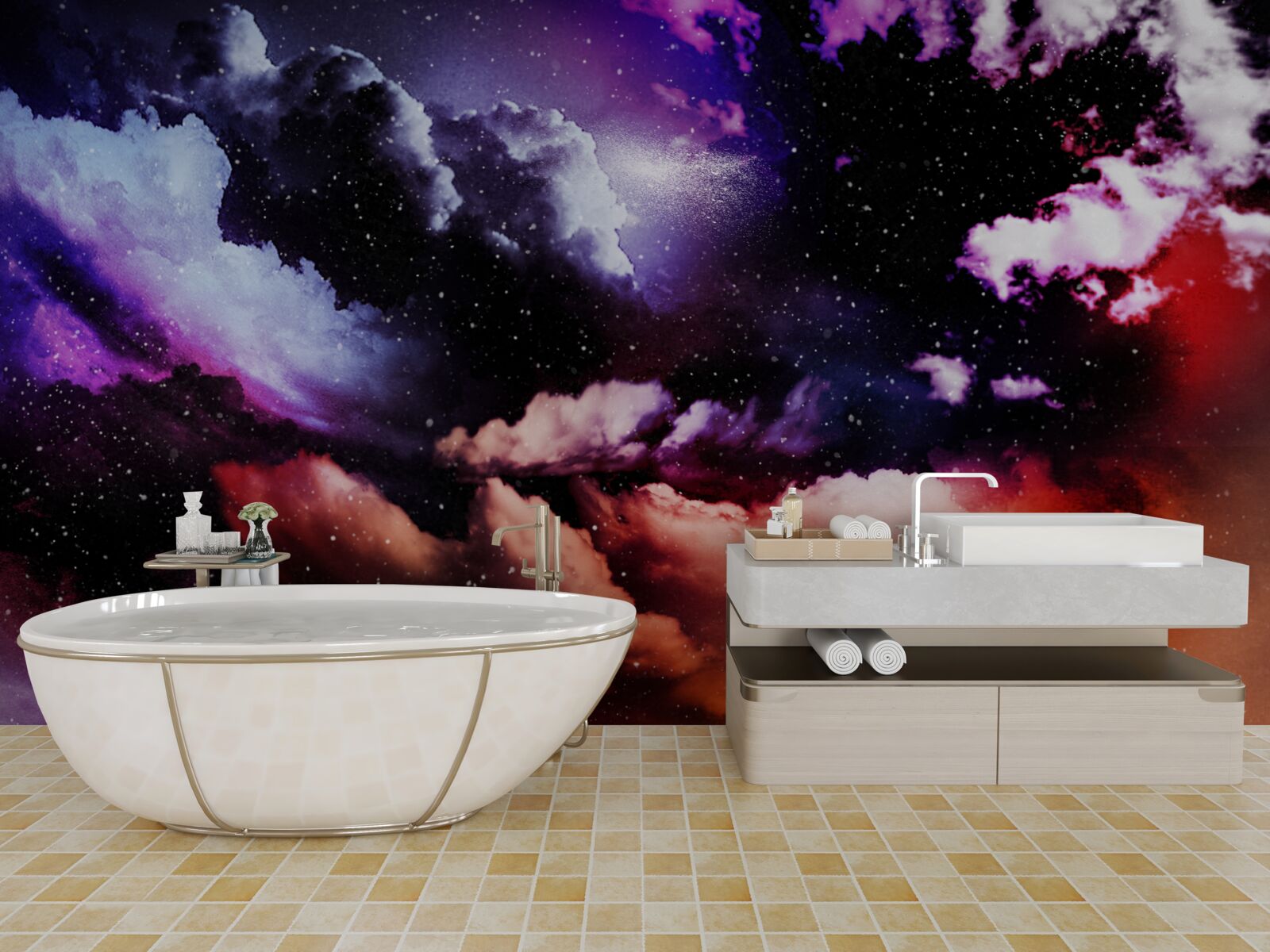 Fototapeta niebo urzeka swoim pięknem