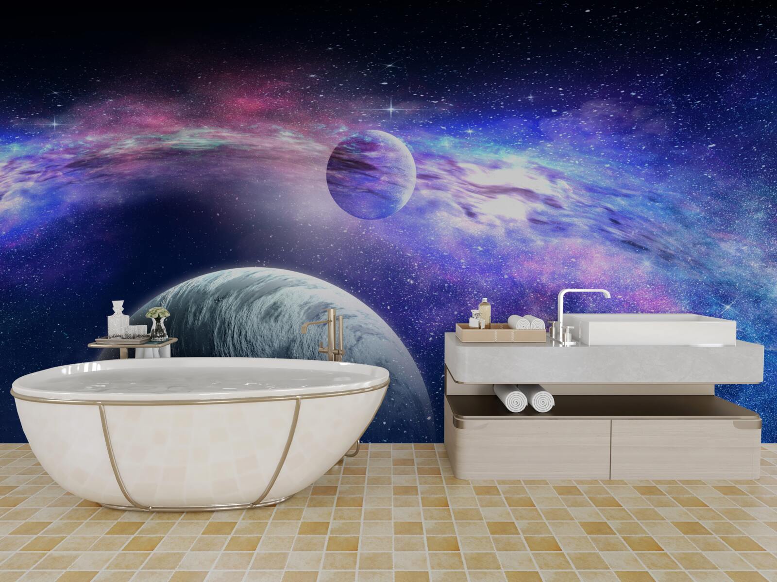 Fototapeta nierozwiązane głębiny wszechświata