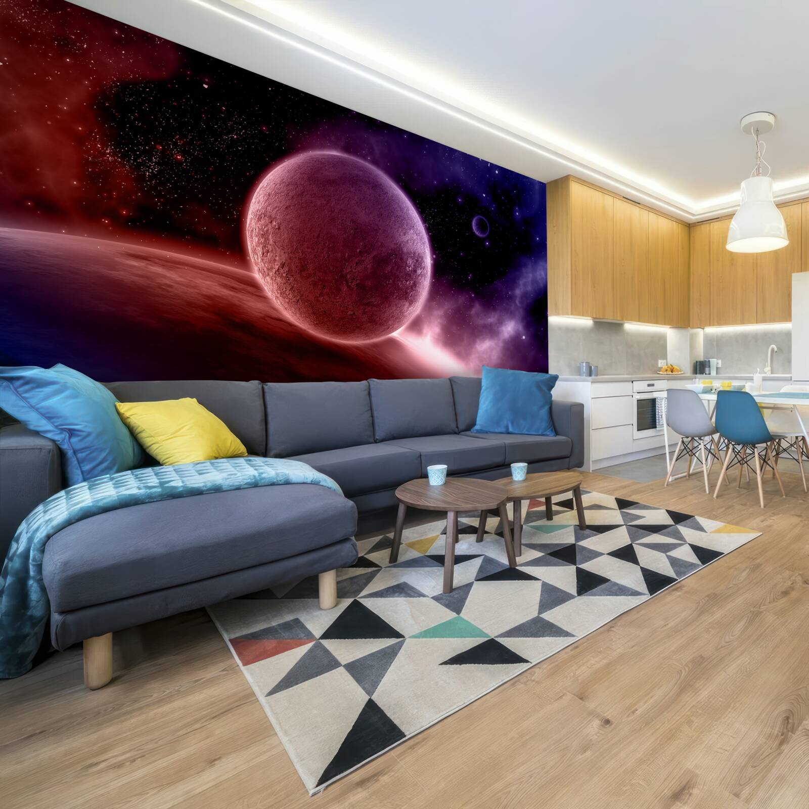 Fototapeta nieodkryte planety naszej przestrzeni