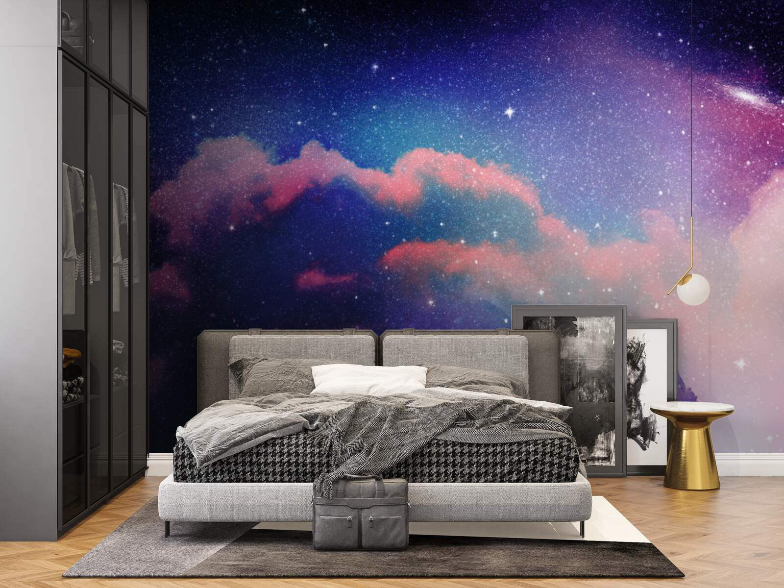 Fototapeta gwiazdy i strumienie pyłu gwiezdnego