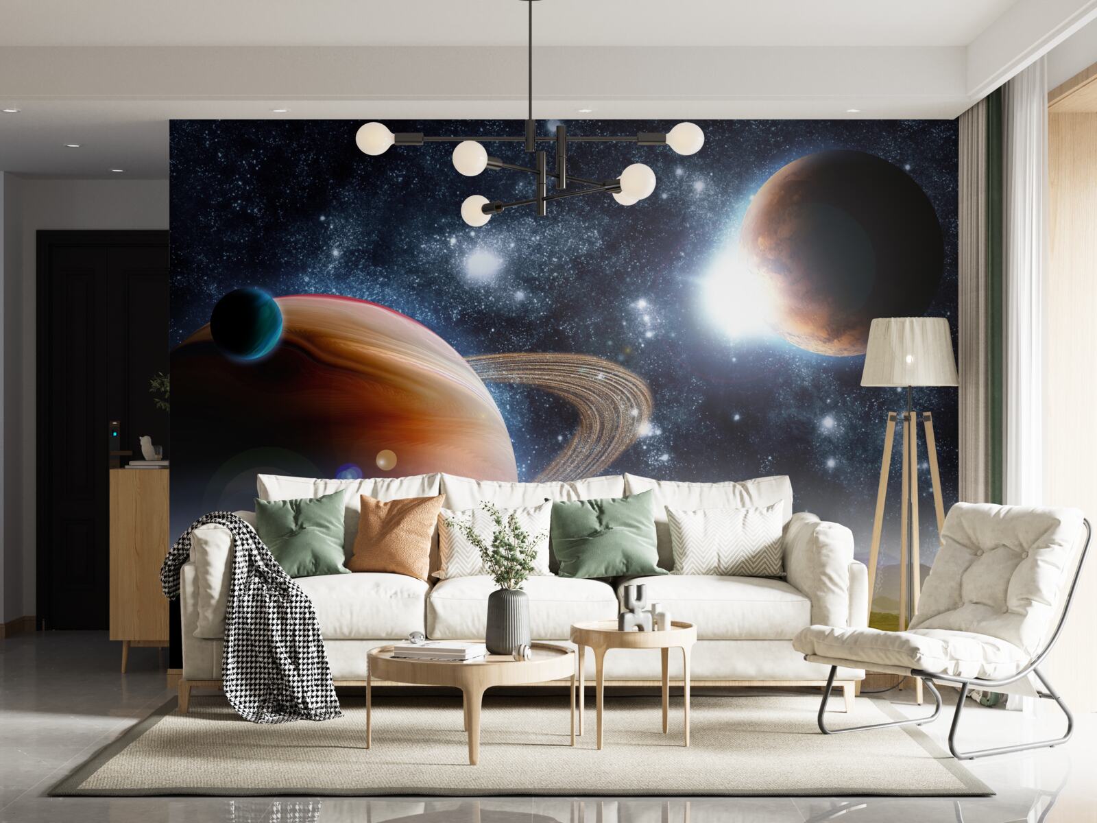 Fototapeta planety kosmiczne