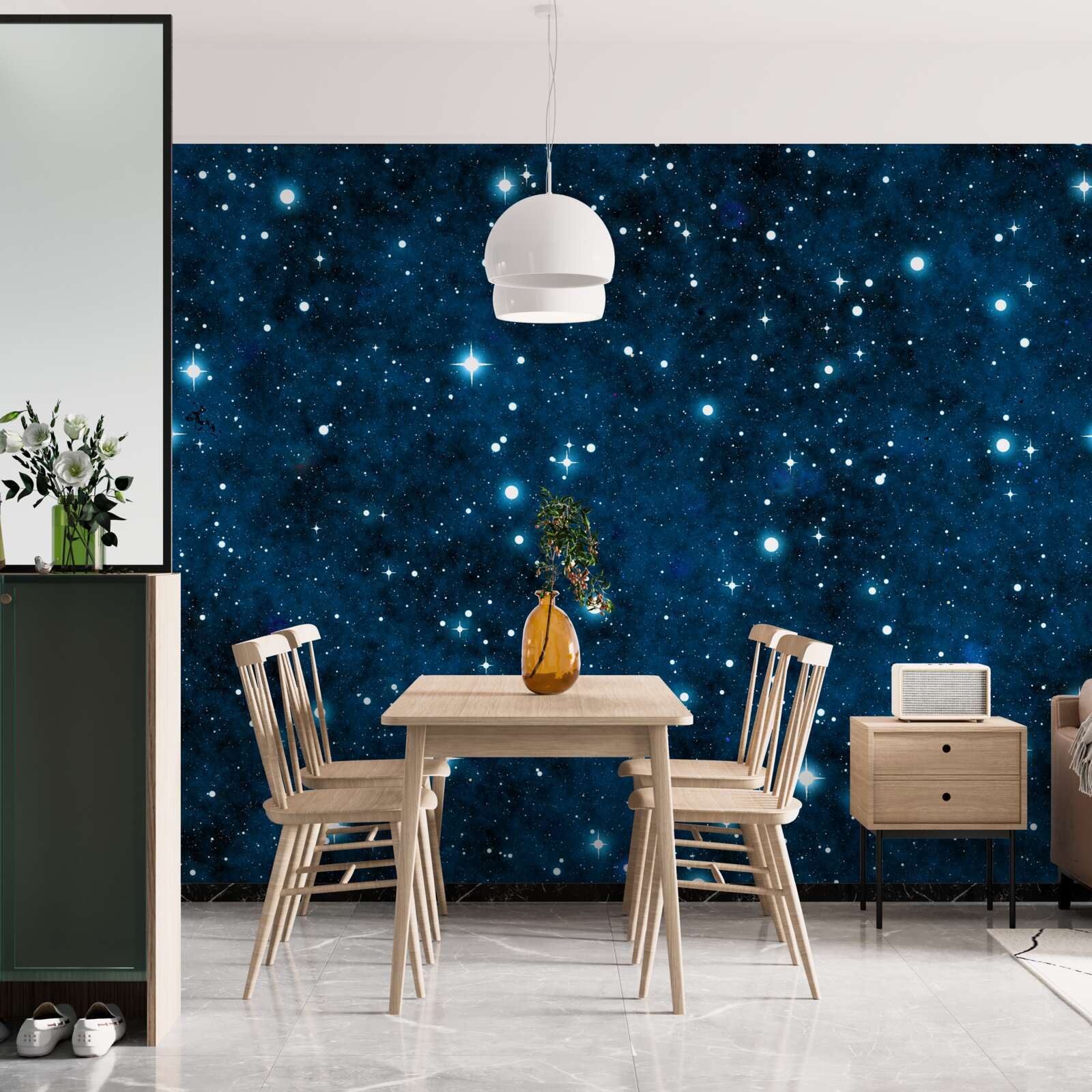 Fototapeta gwiazdy na niebie, małe i duże