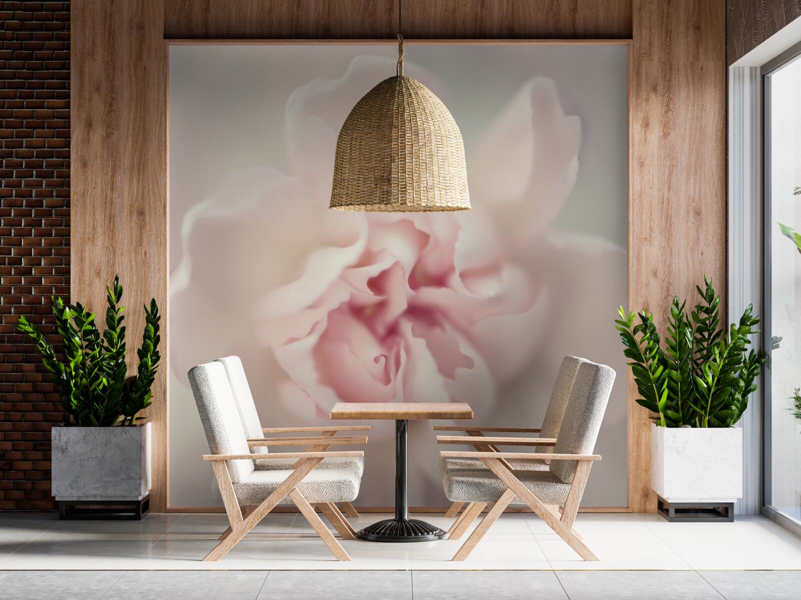 Fototapeta pączek w delikatnych odcieniach różu