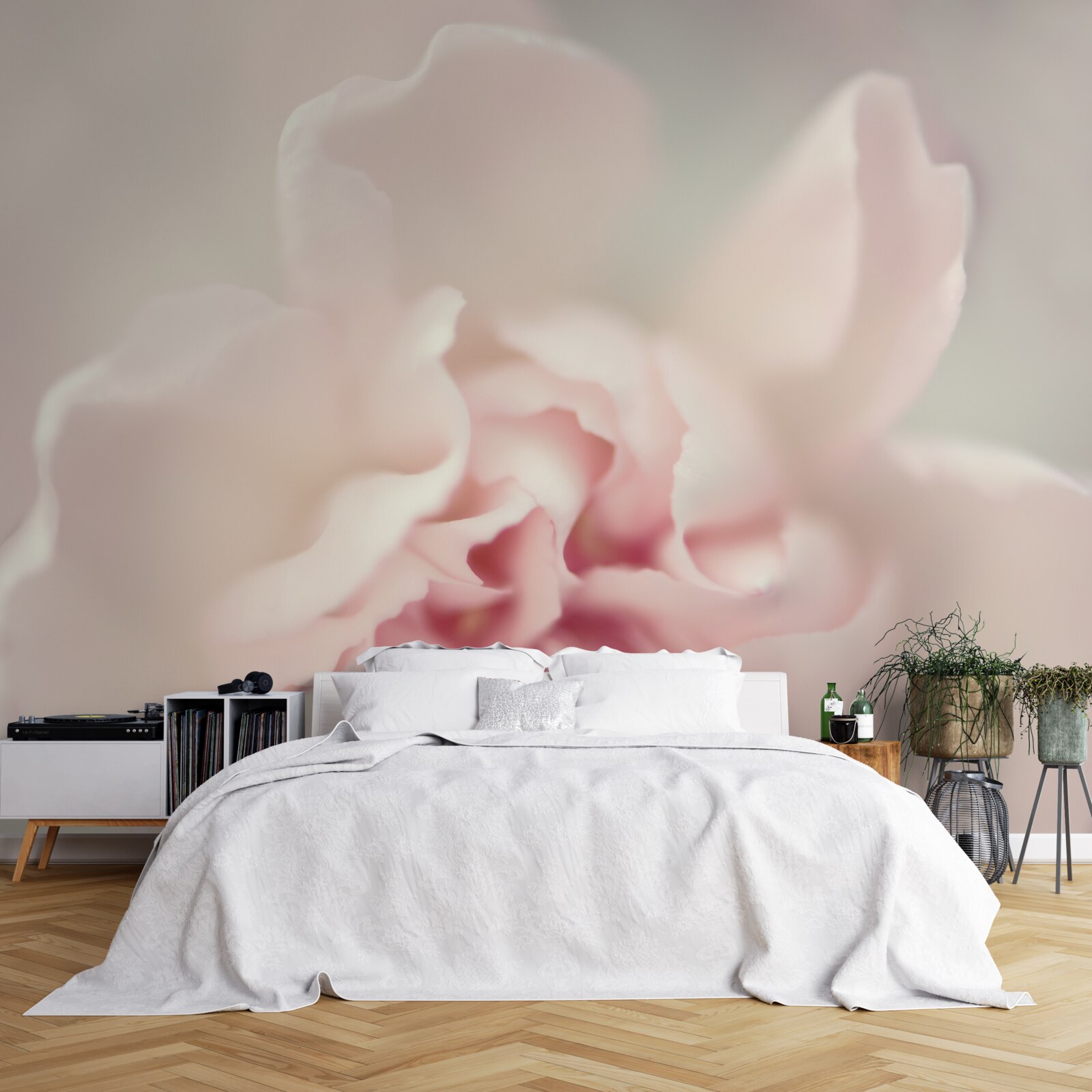 Fototapeta pączek w delikatnych odcieniach różu