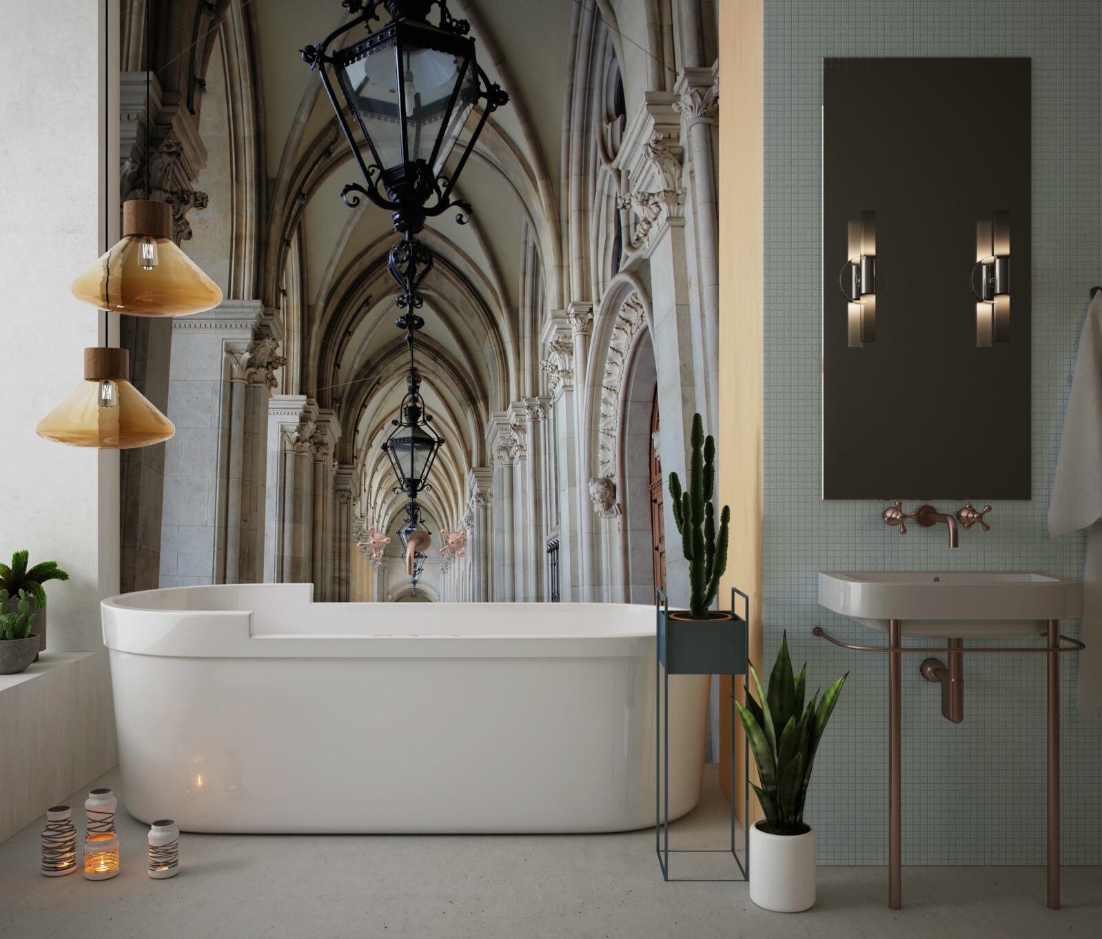 Fototapeta gotyckie łuki rady miejskiej wiednia