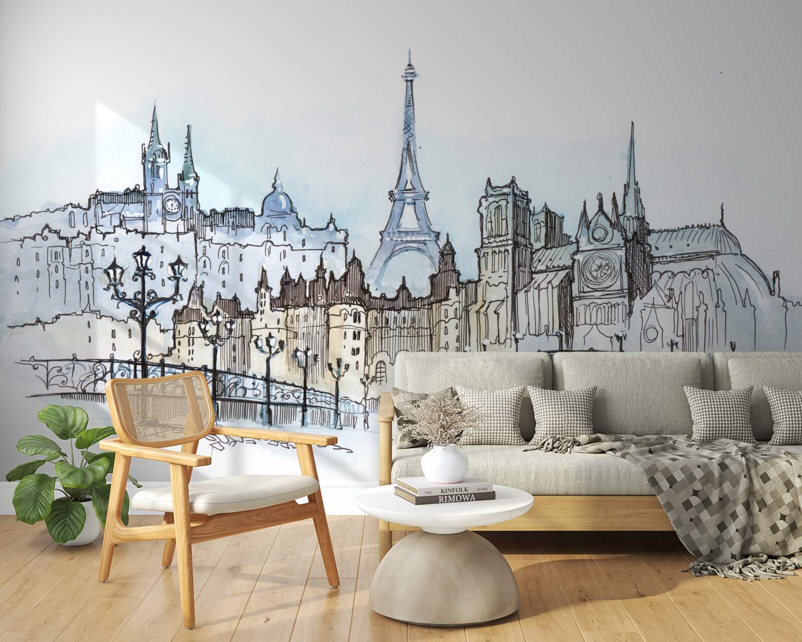 Fototapeta promenada w starożytnym paryżu