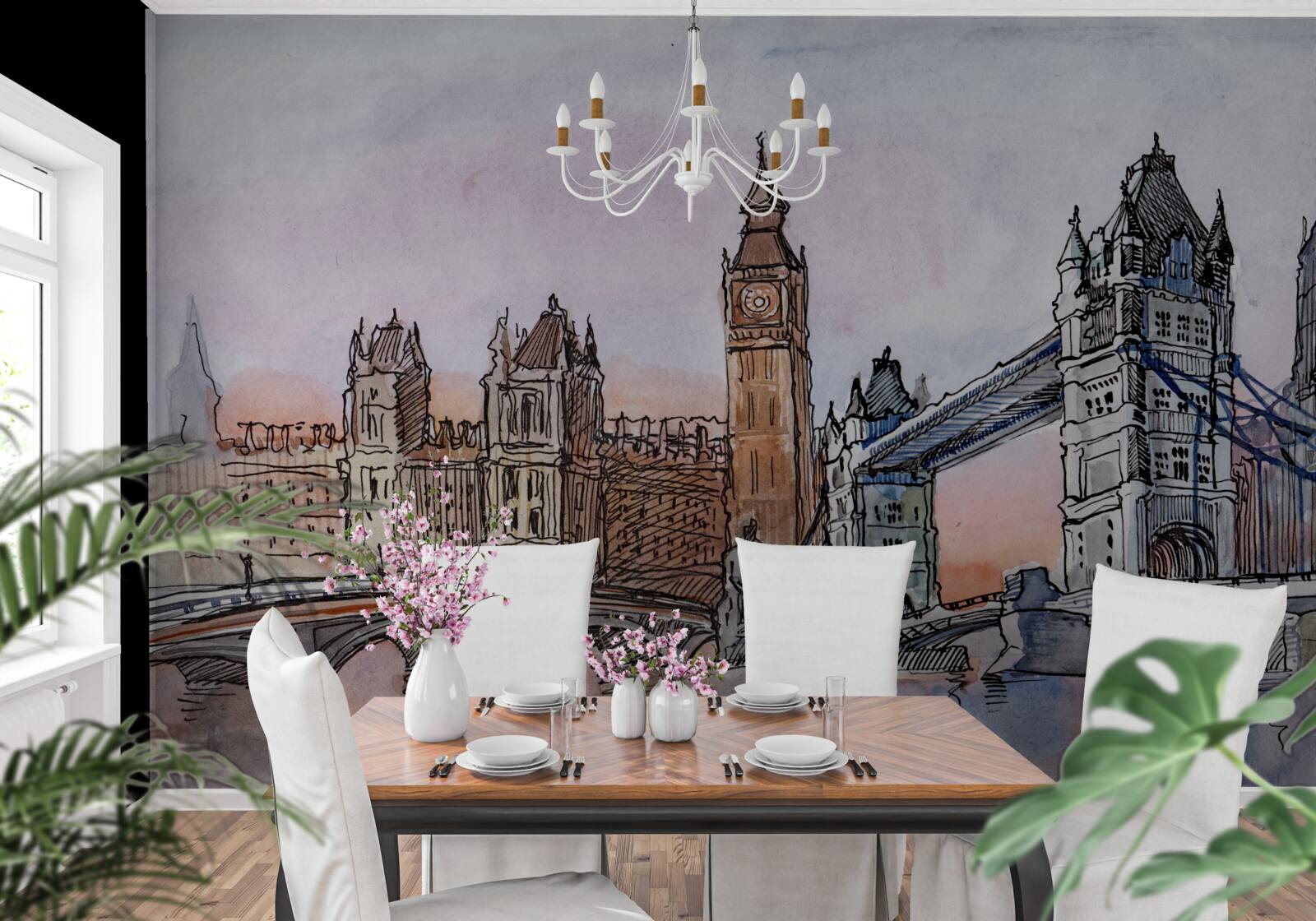 Fototapeta kultowe zabytki wielkiej brytanii