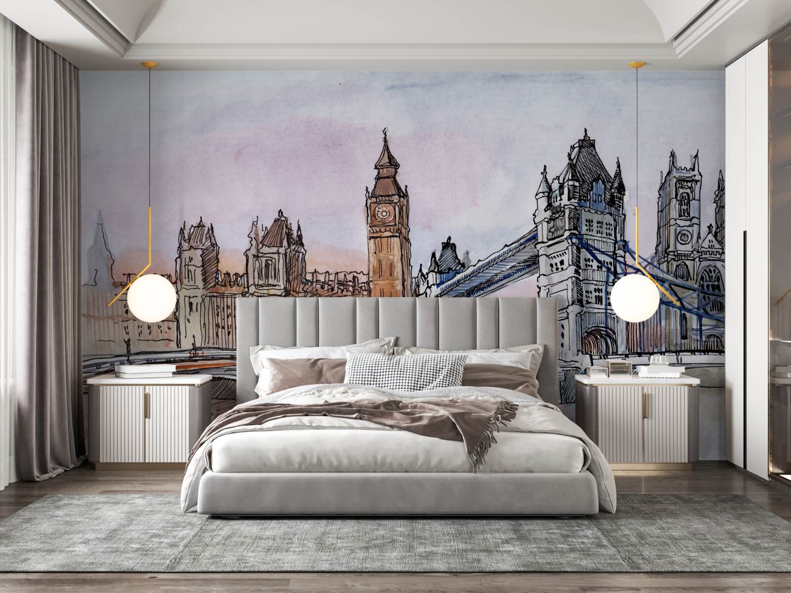 Fototapeta kultowe zabytki wielkiej brytanii