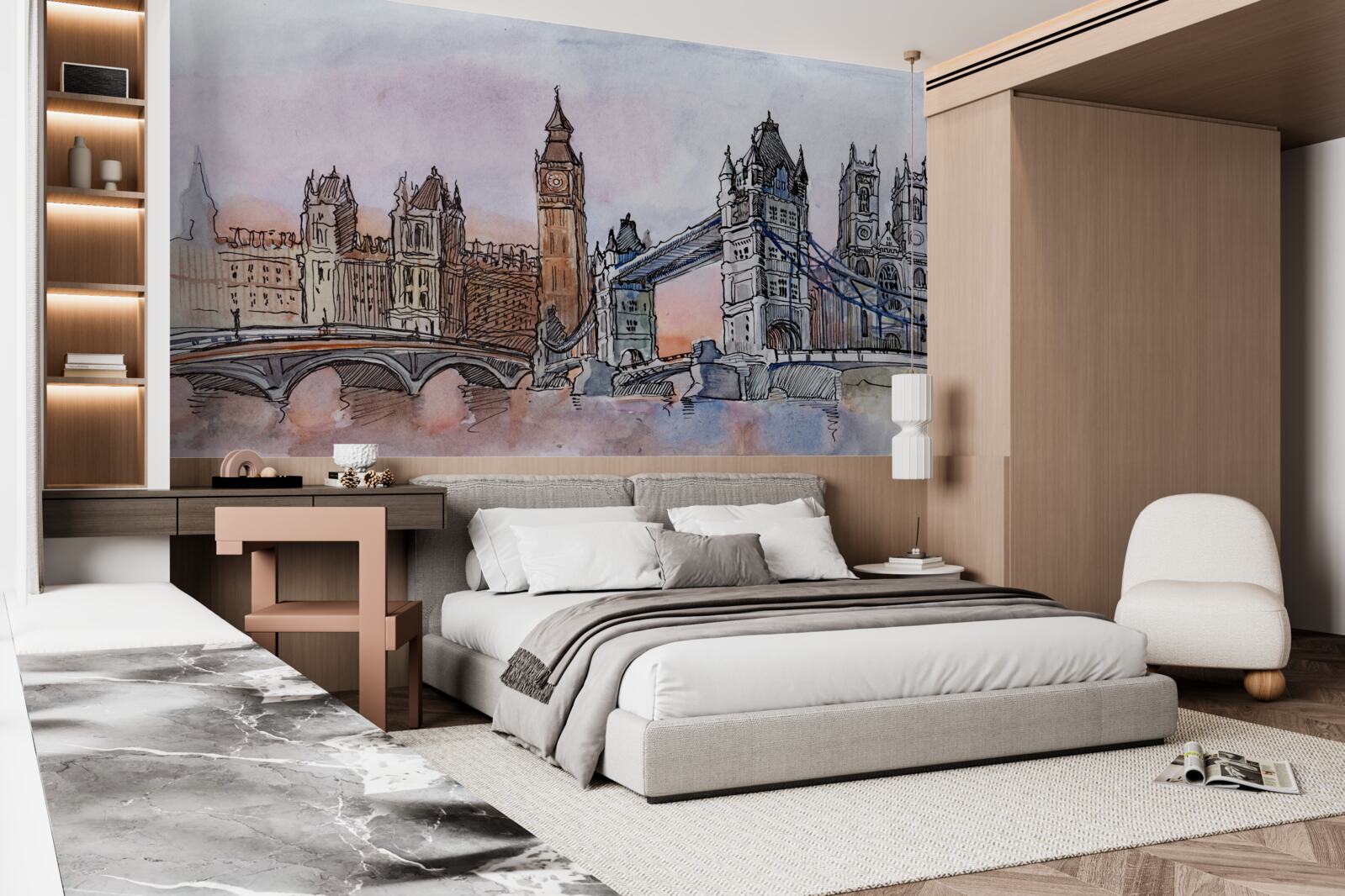 Fototapeta kultowe zabytki wielkiej brytanii