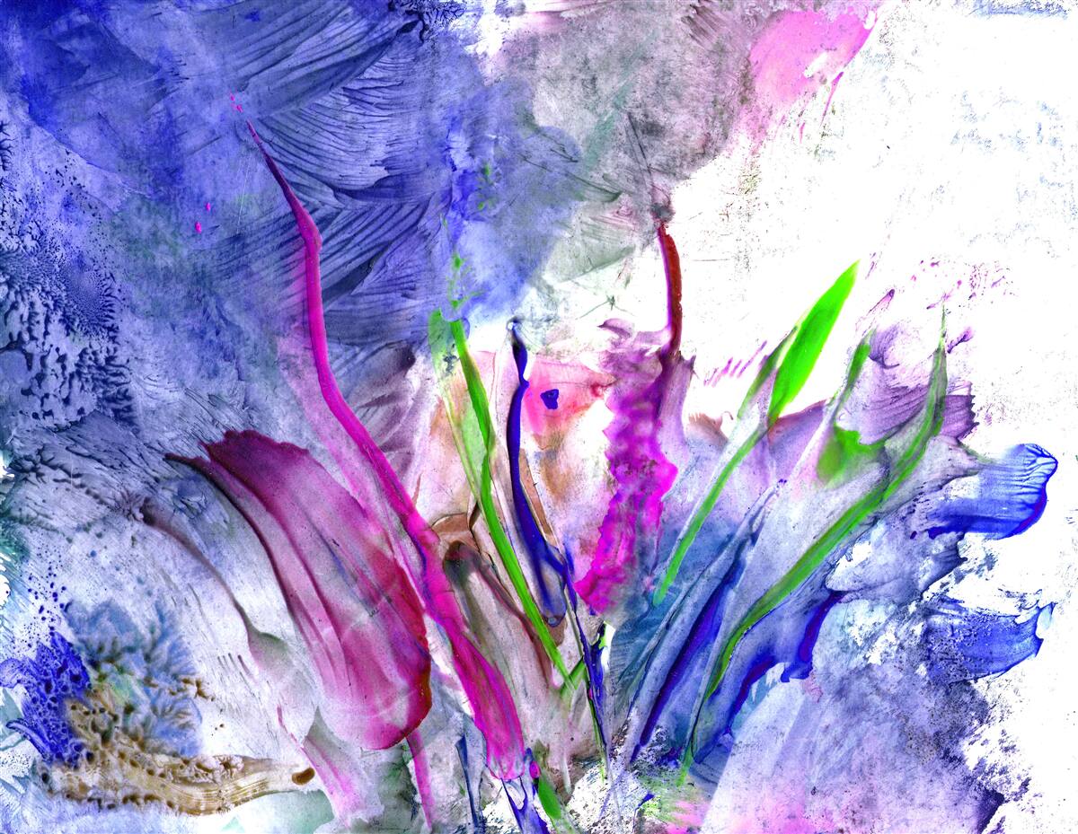 Fototapeta abstrakcja w jasnych odcieniach kolorów