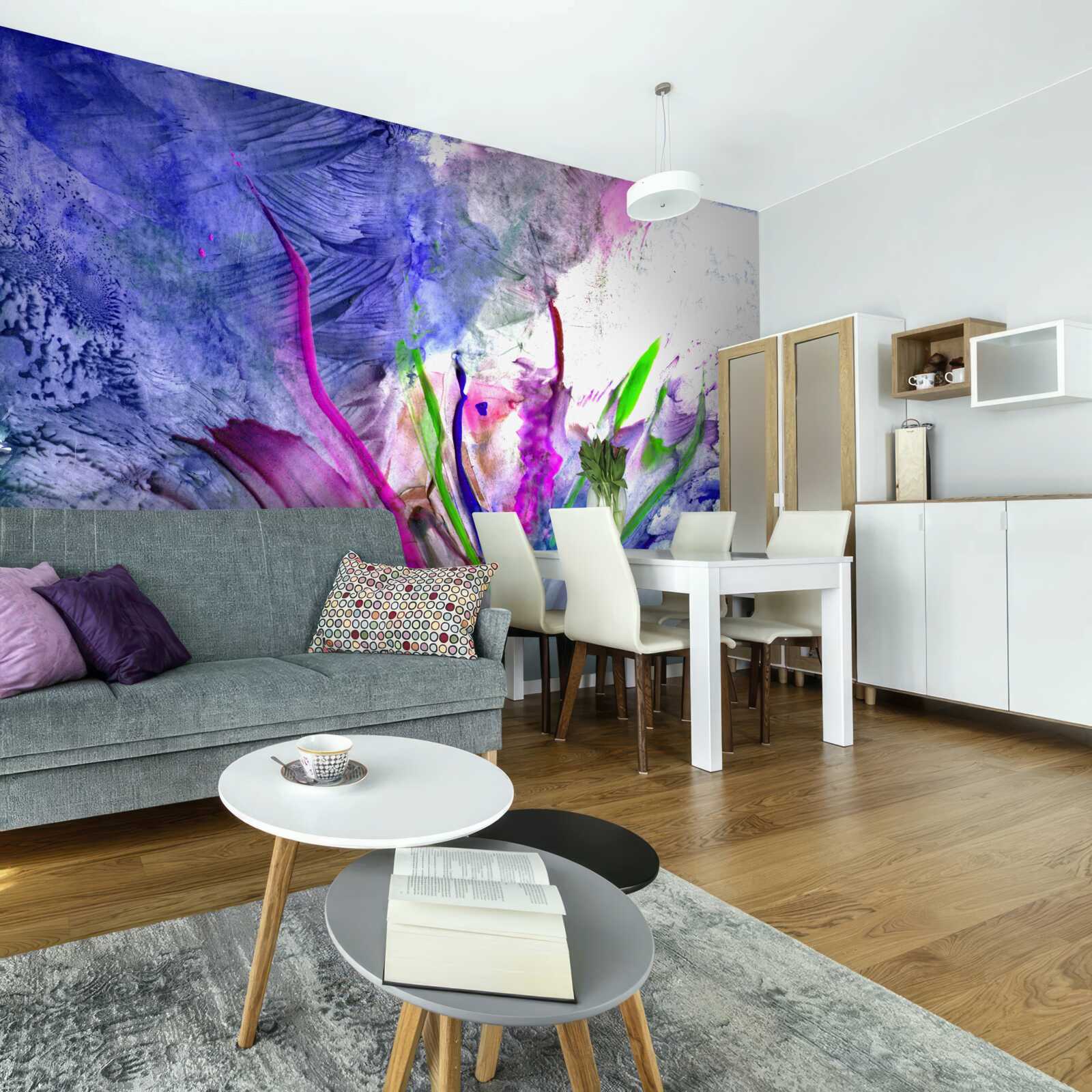 Fototapeta abstrakcja w jasnych odcieniach kolorów