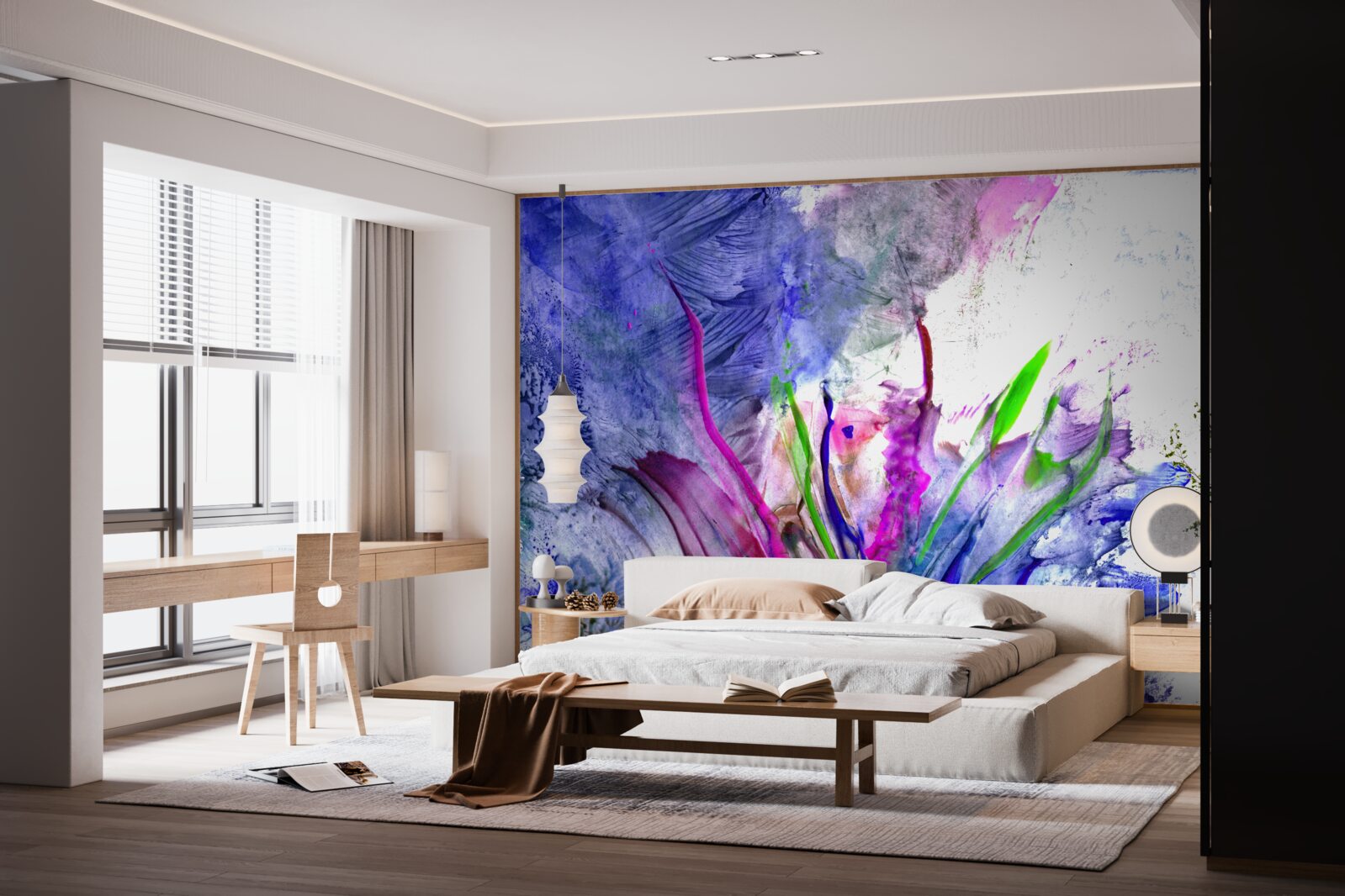 Fototapeta abstrakcja w jasnych odcieniach kolorów