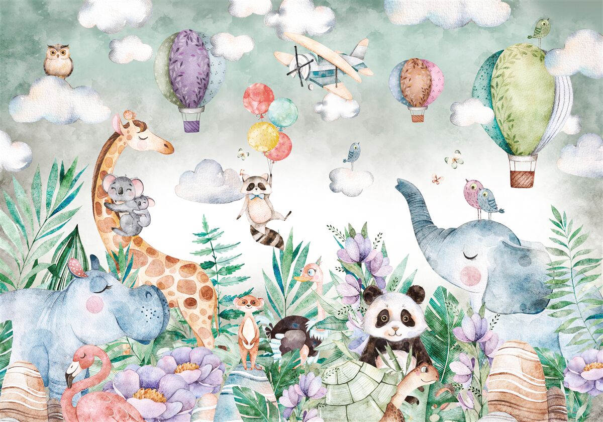 Fototapeta odpoczynkowe zwierzęta cieszące się przyjaźnią