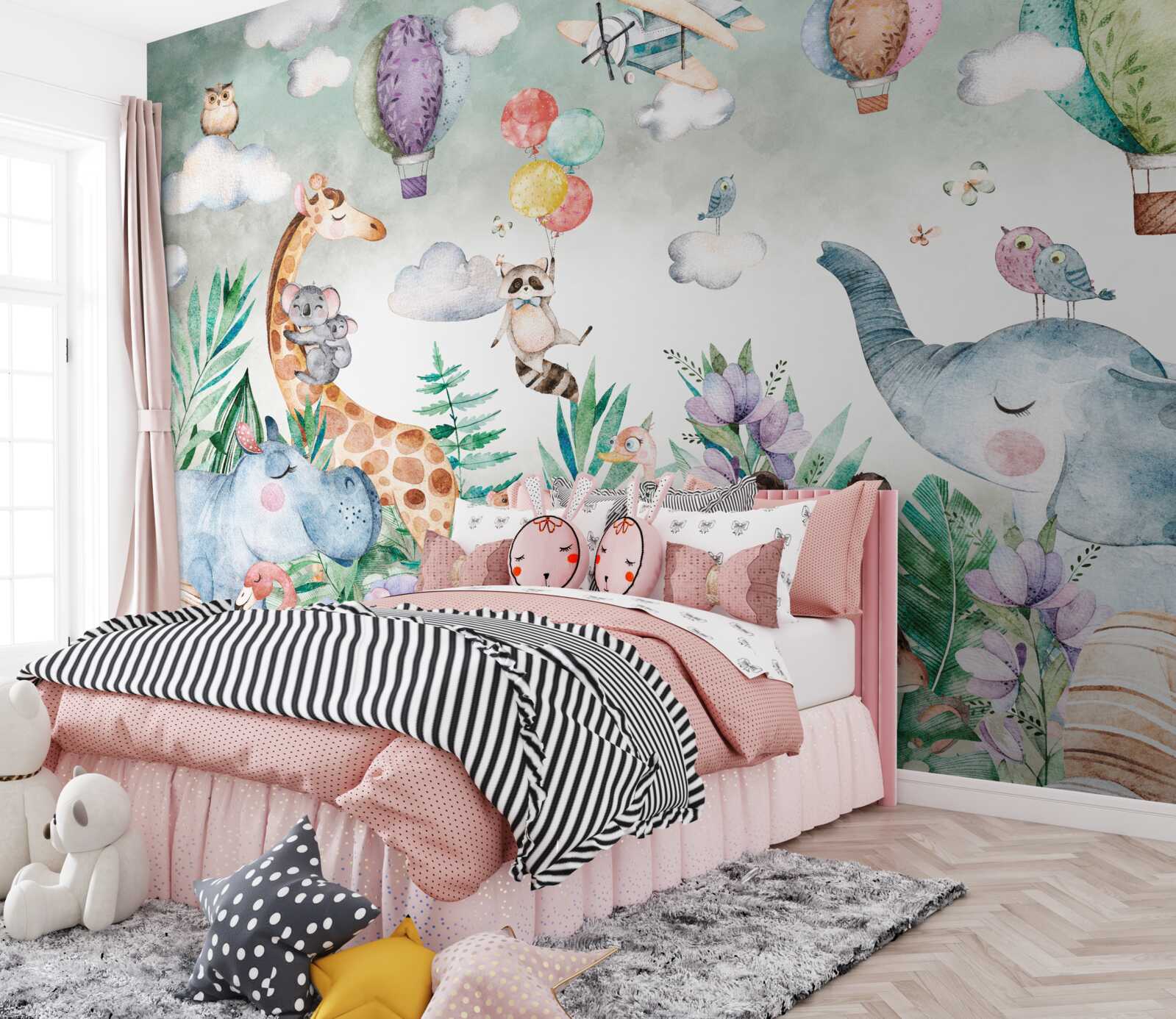 Fototapeta odpoczynkowe zwierzęta cieszące się przyjaźnią