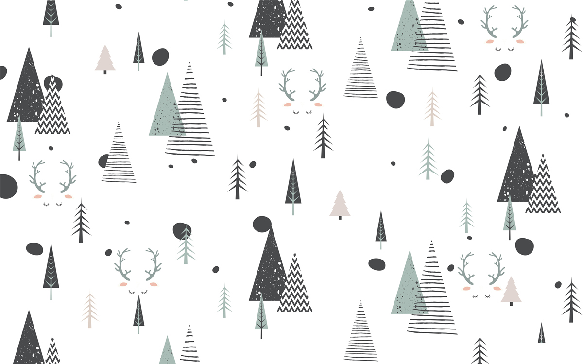 Fototapeta geometryczny abstrakcyjny las