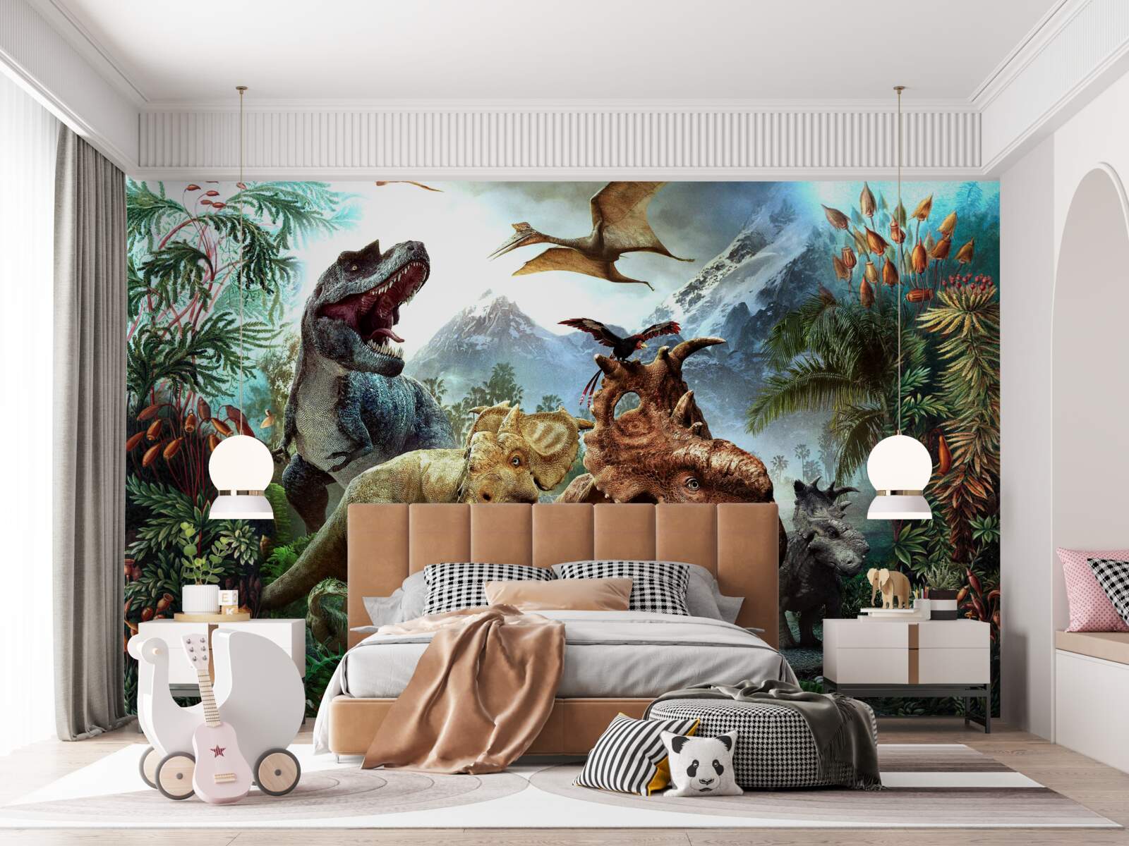 Fototapeta dinozaury jurajskie