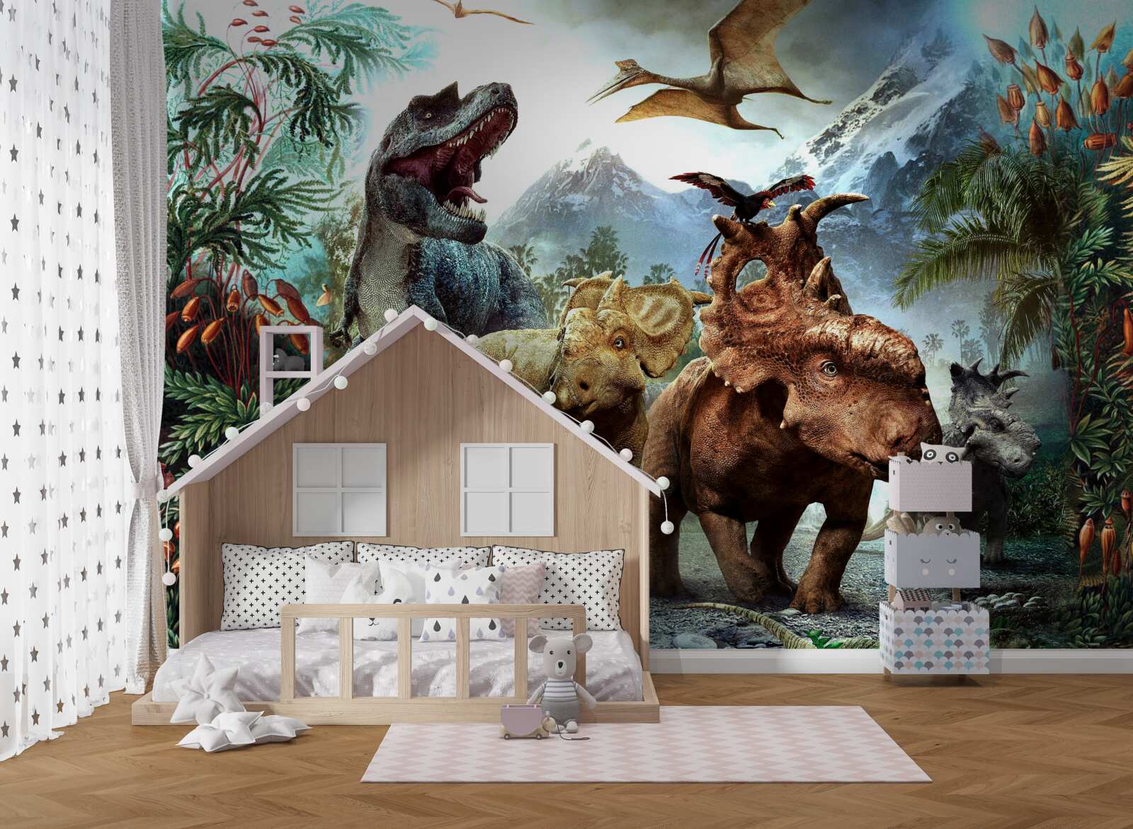 Fototapeta dinozaury jurajskie