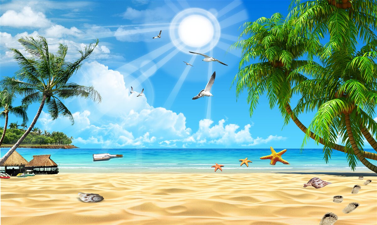 Fototapeta spokojne przytulne miejsce nad wodą