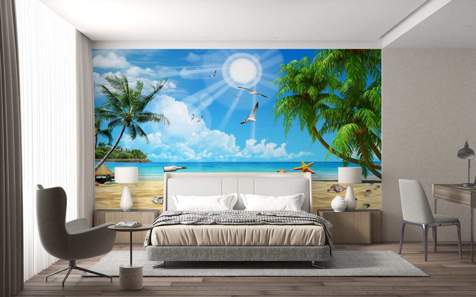 Fototapeta spokojne przytulne miejsce nad wodą