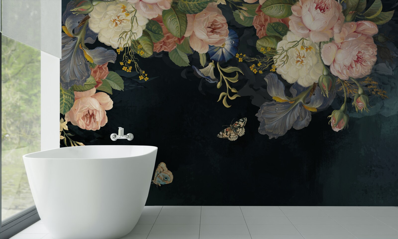 Fototapeta różne odcienie na ciemnym tle