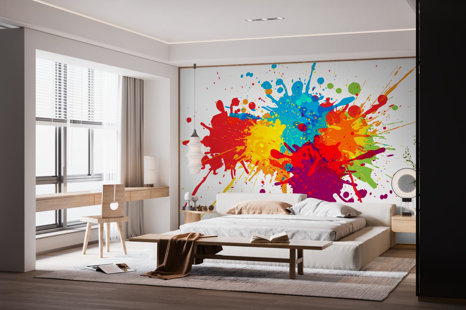 Fototapeta eksplozja jasnych odcieni