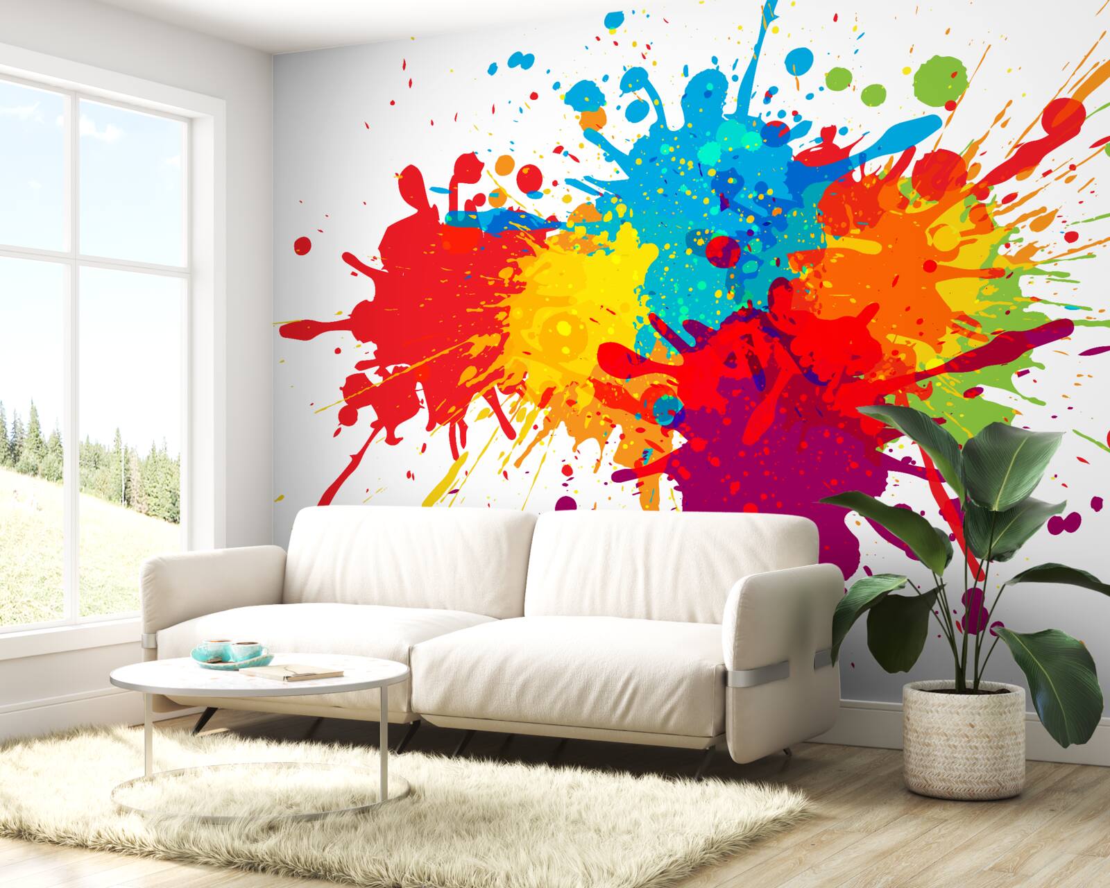 Fototapeta eksplozja jasnych odcieni