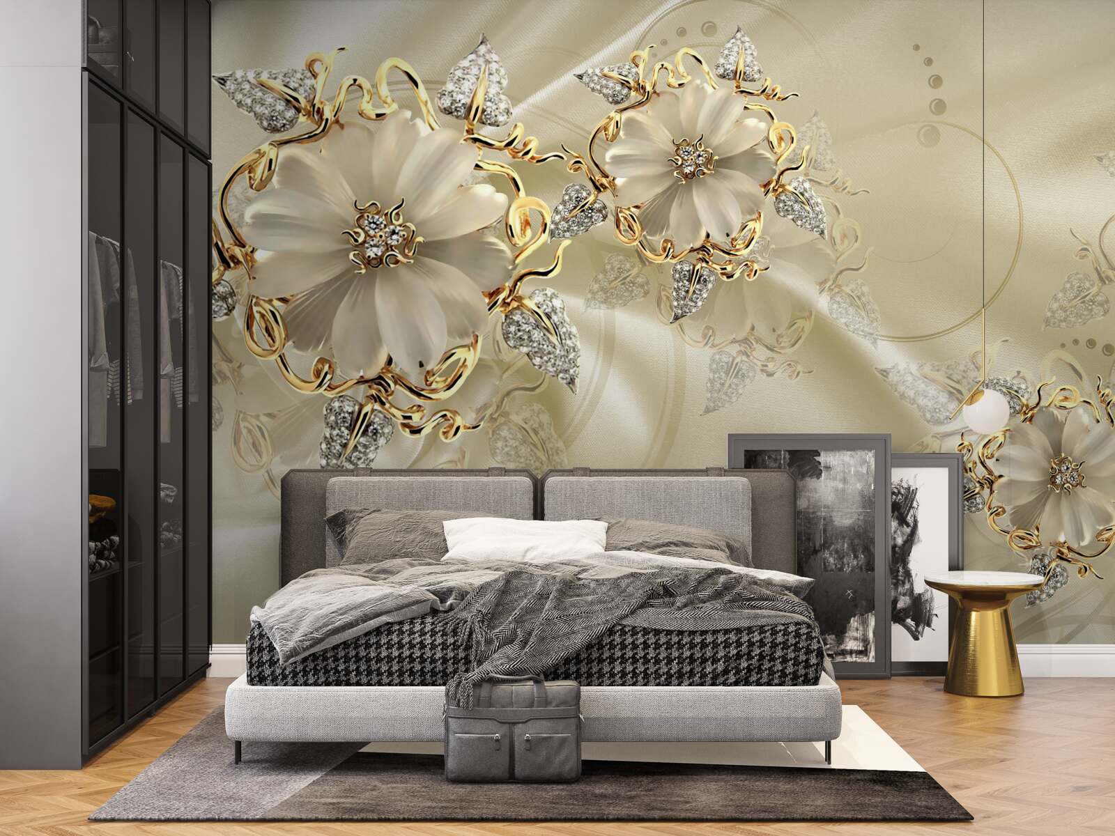 Fototapeta fascynująca broszka wykonana z metali szlachetnych