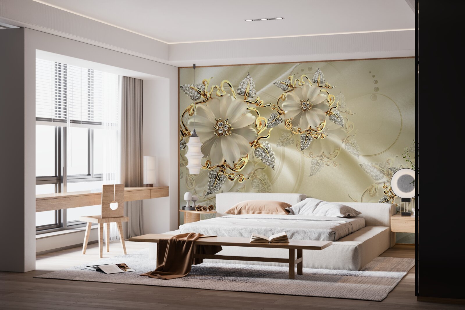 Fototapeta fascynująca broszka wykonana z metali szlachetnych