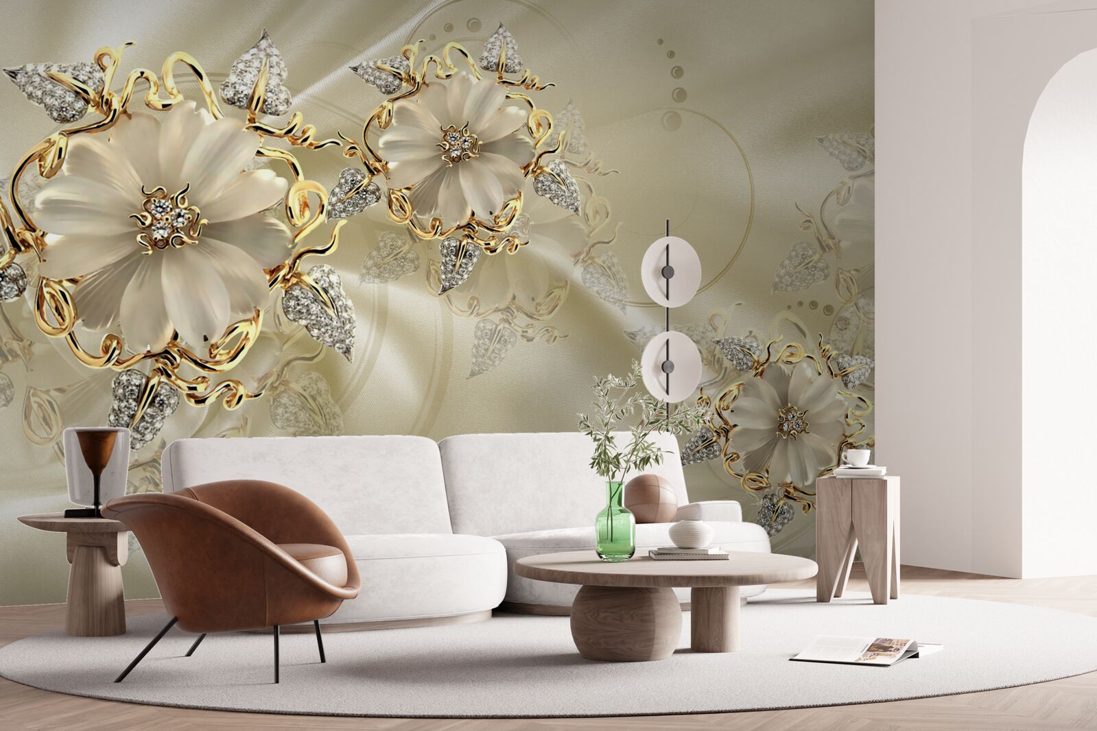 Fototapeta fascynująca broszka wykonana z metali szlachetnych