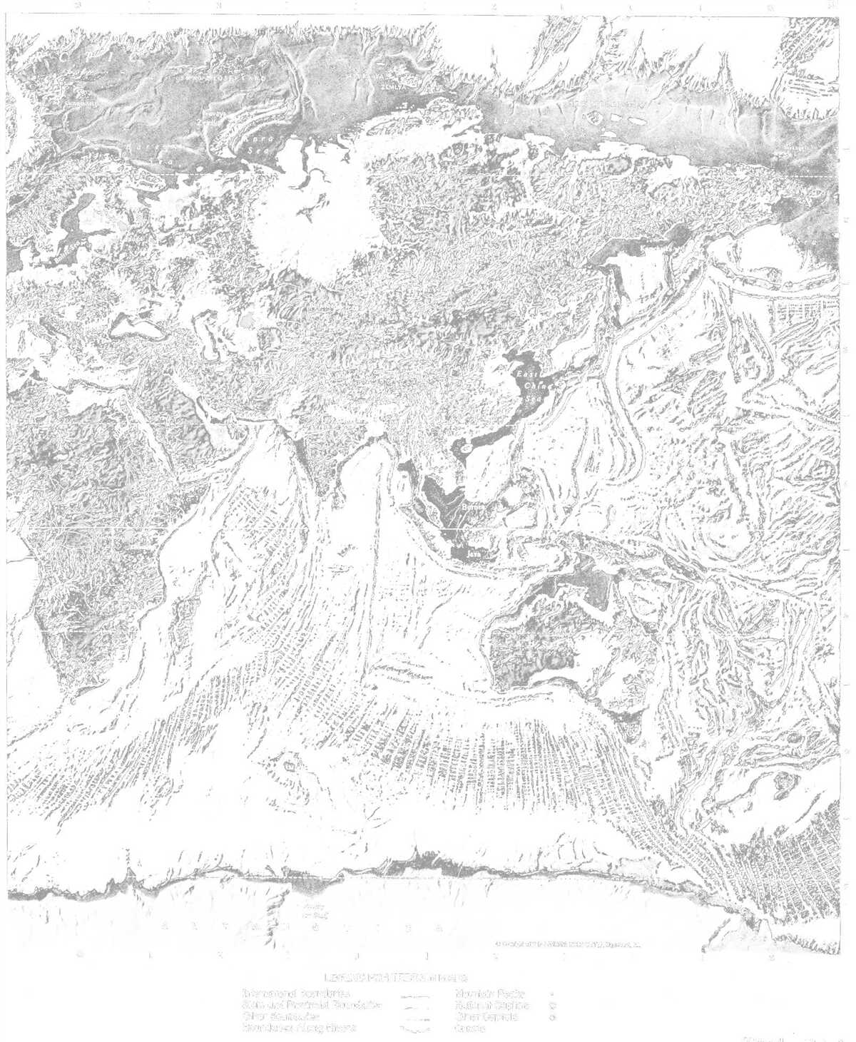 Fototapeta zachód słońca nad górską abstrakcją i lasem