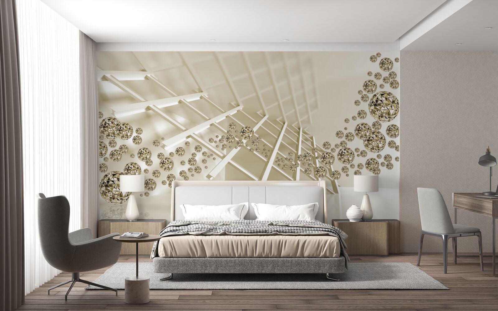 Fototapeta kule z genialnym odbiciem