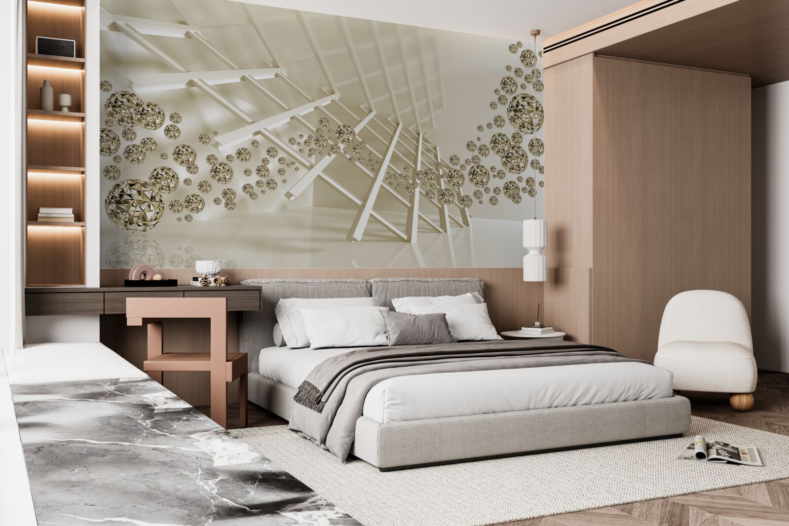 Fototapeta kule z genialnym odbiciem