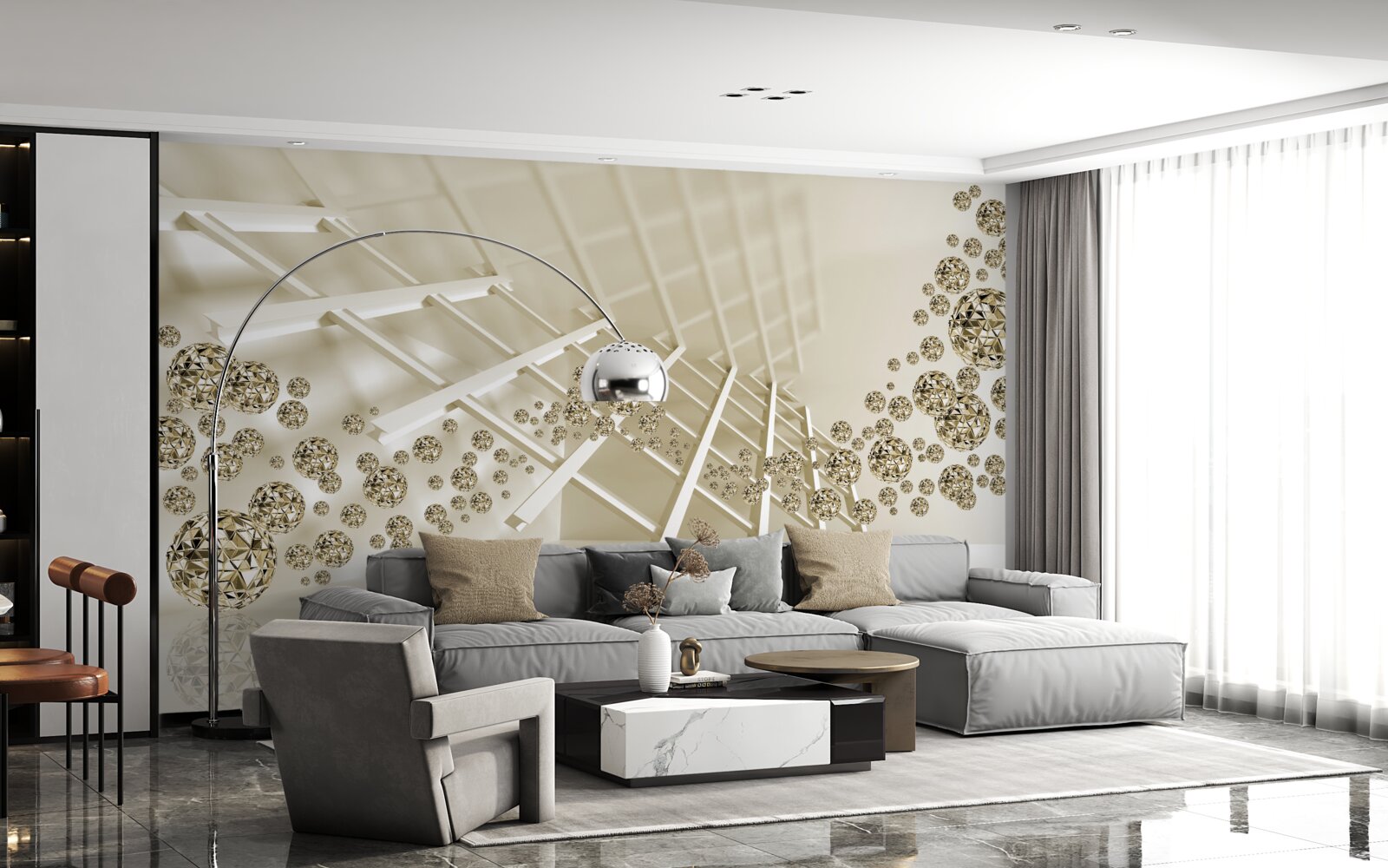 Fototapeta kule z genialnym odbiciem