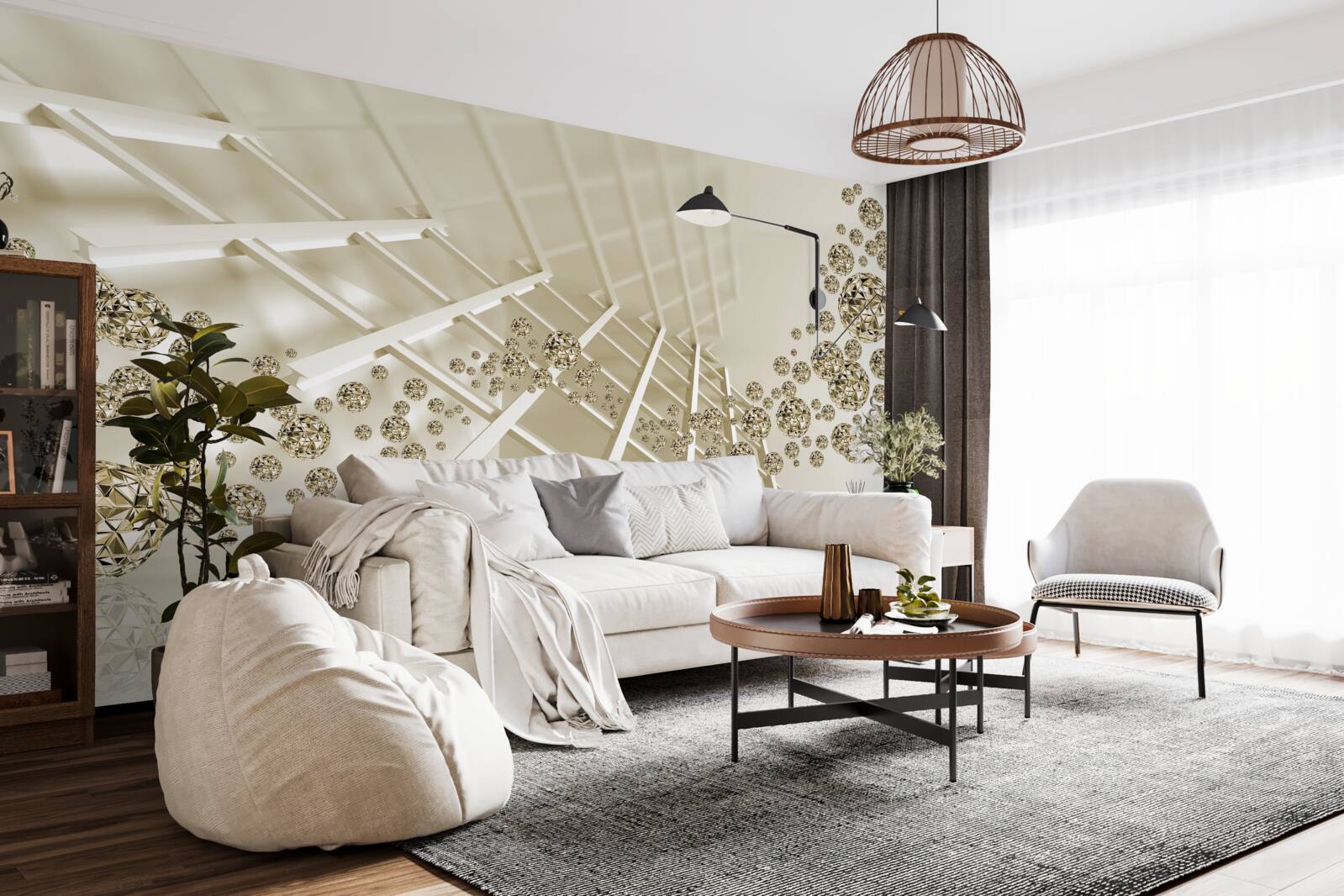 Fototapeta kule z genialnym odbiciem