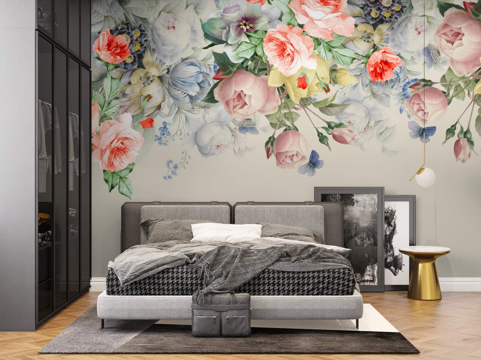 Fototapeta olśniewająca odmiana papieru kwiatowego