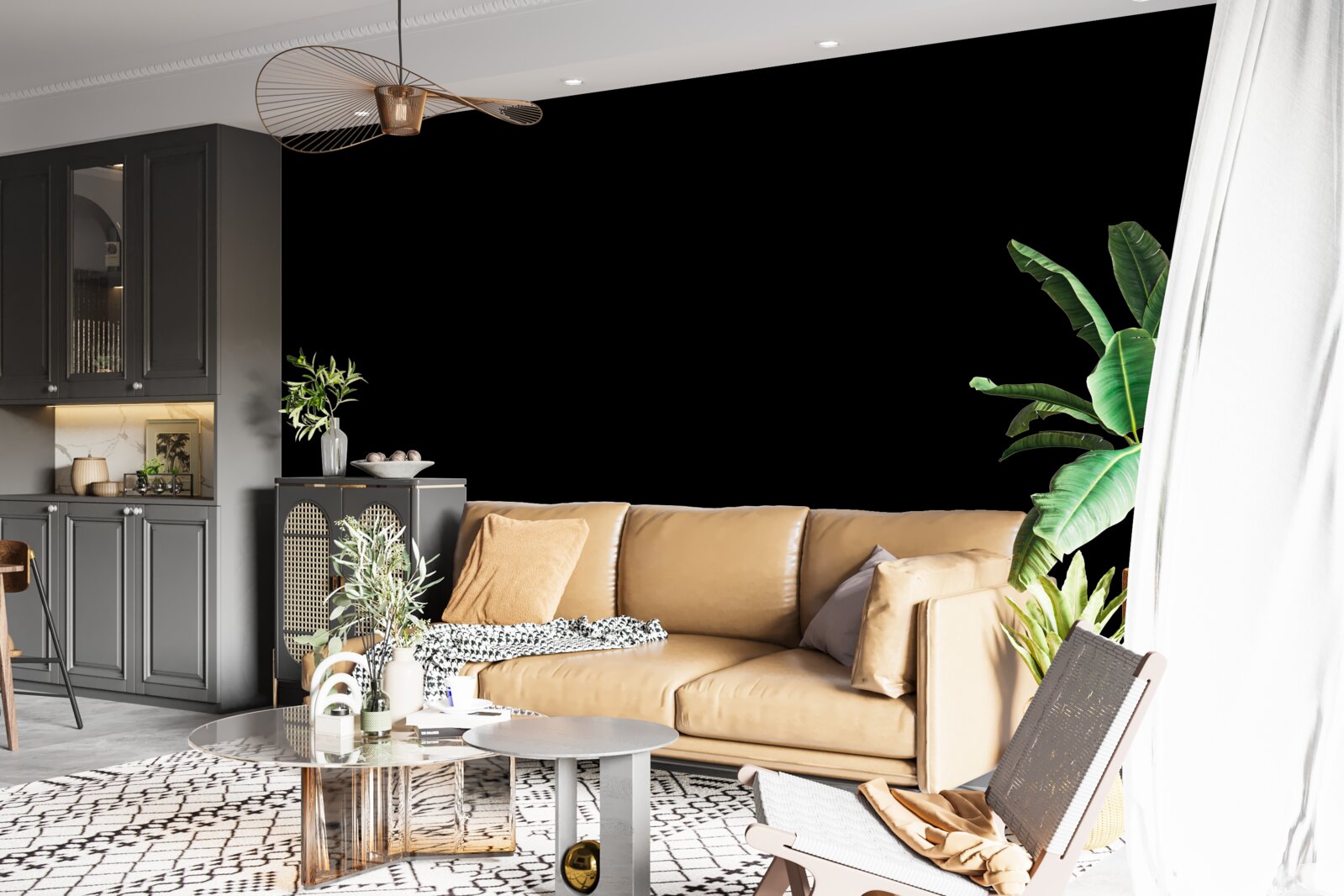 Fototapeta pisklęta sów na gałęziach