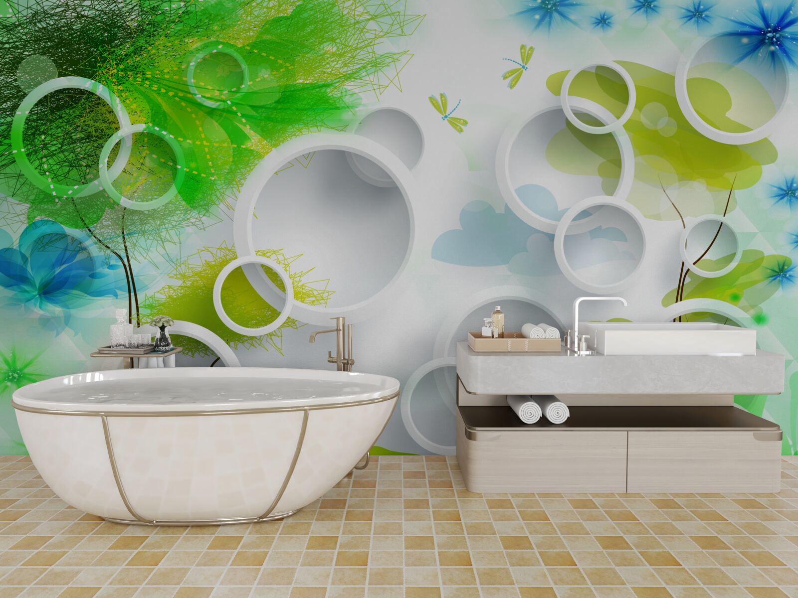 Fototapeta eksplozja letnich kolorów