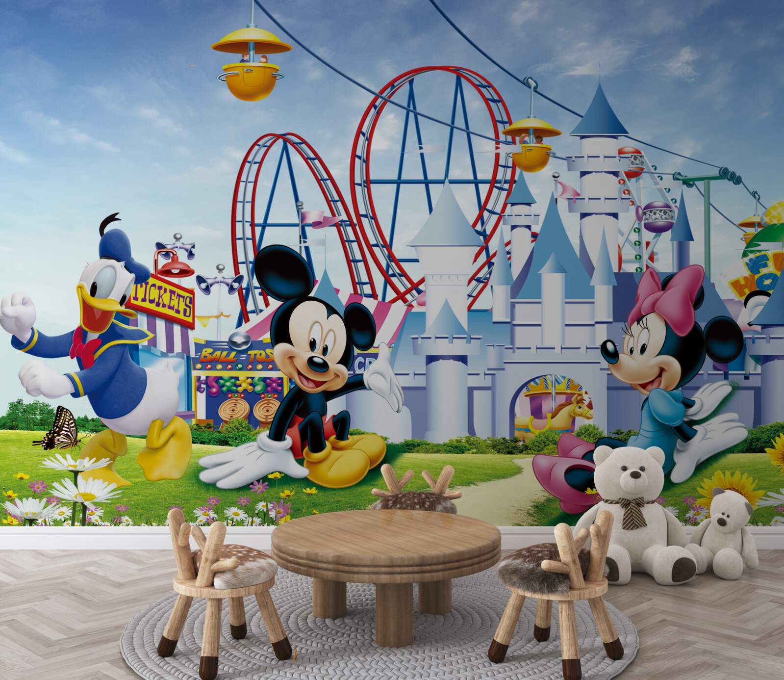 Fototapeta główni bohaterowie disneya