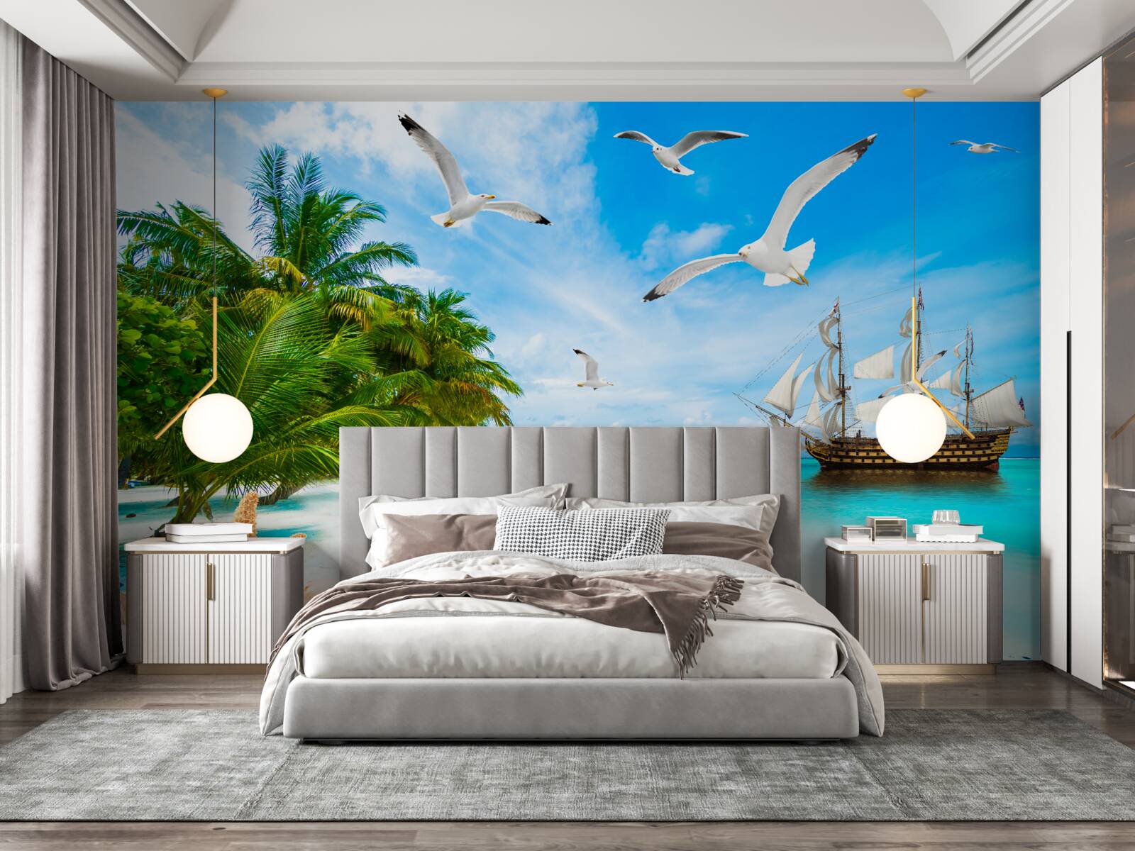 Fototapeta zacumuj na bezludnej wyspie